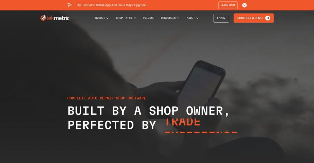 Tekmetric Homepage