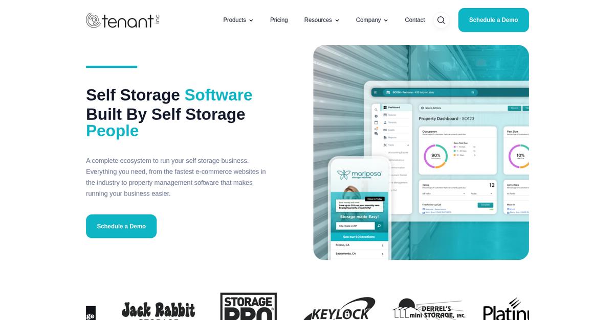 Tenant Inc. Homepage