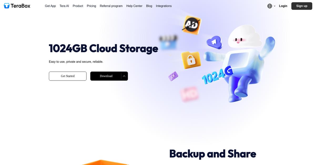 Tera Box Homepage