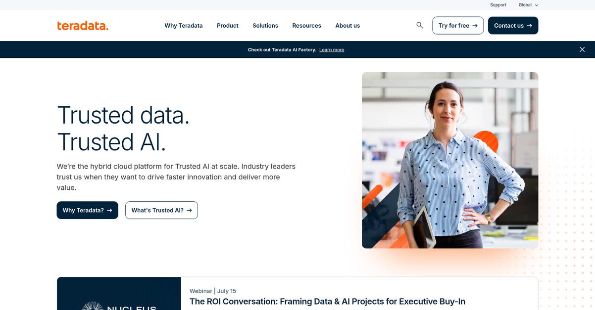 Teradata Homepage