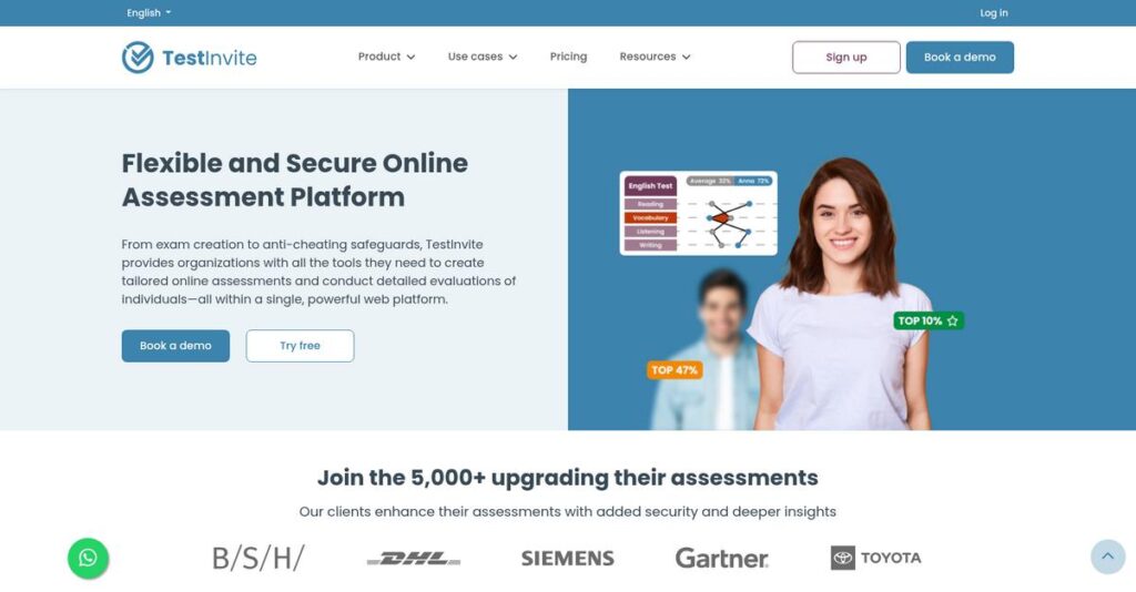 TestInvite Homepage