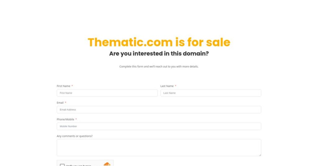 Thematic Homepage 1