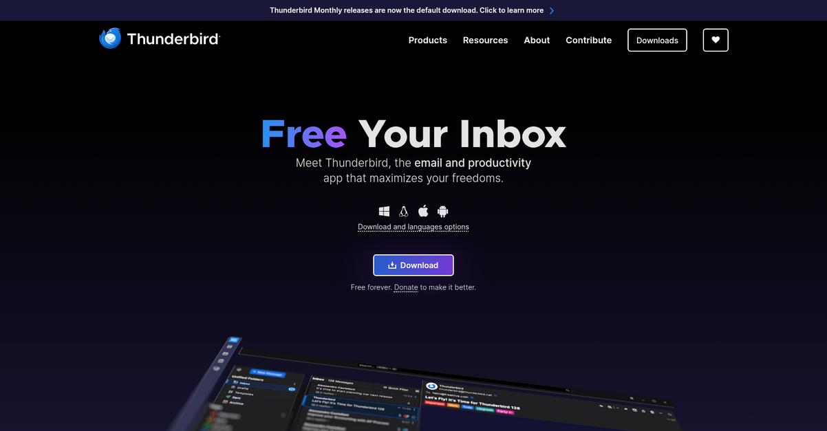 Thunderbird Homepage