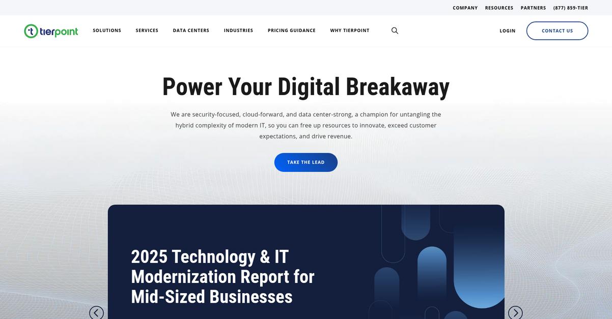 Tier Point Homepage