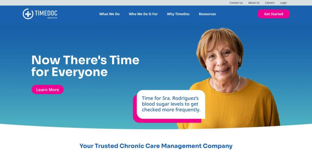 TimeDoc Health Homepage