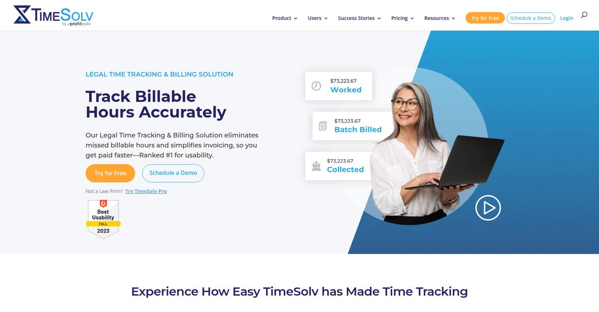 Time Solv Homepage