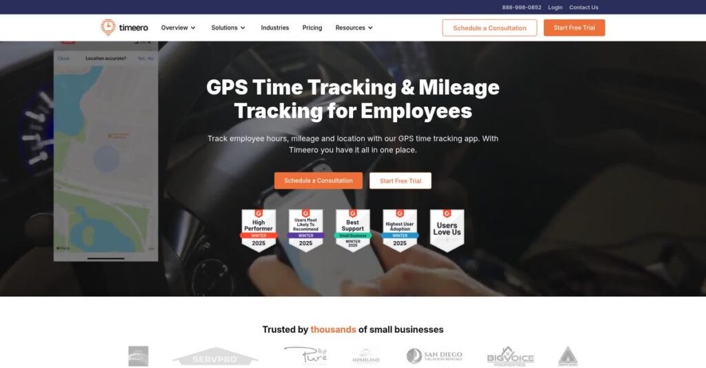 Timeero Homepage