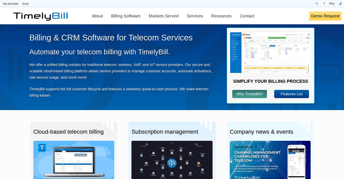 Timely Bill Homepage