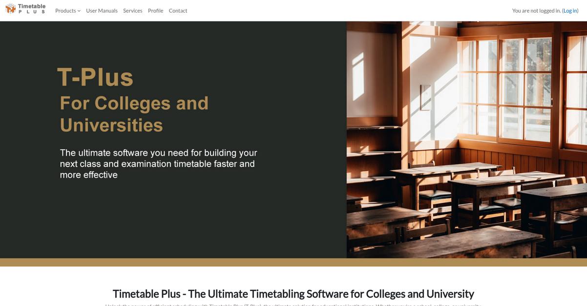 Timetable Homepage