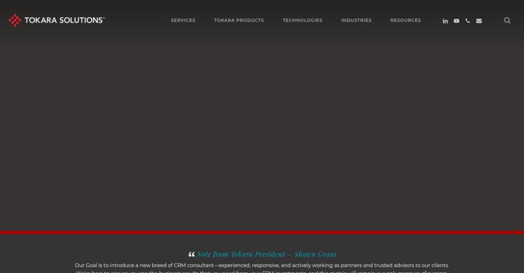 Tokara Solutions Homepage