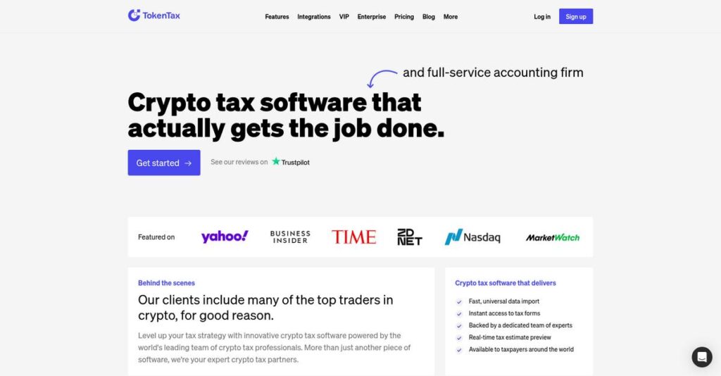 TokenTax Homepage 1