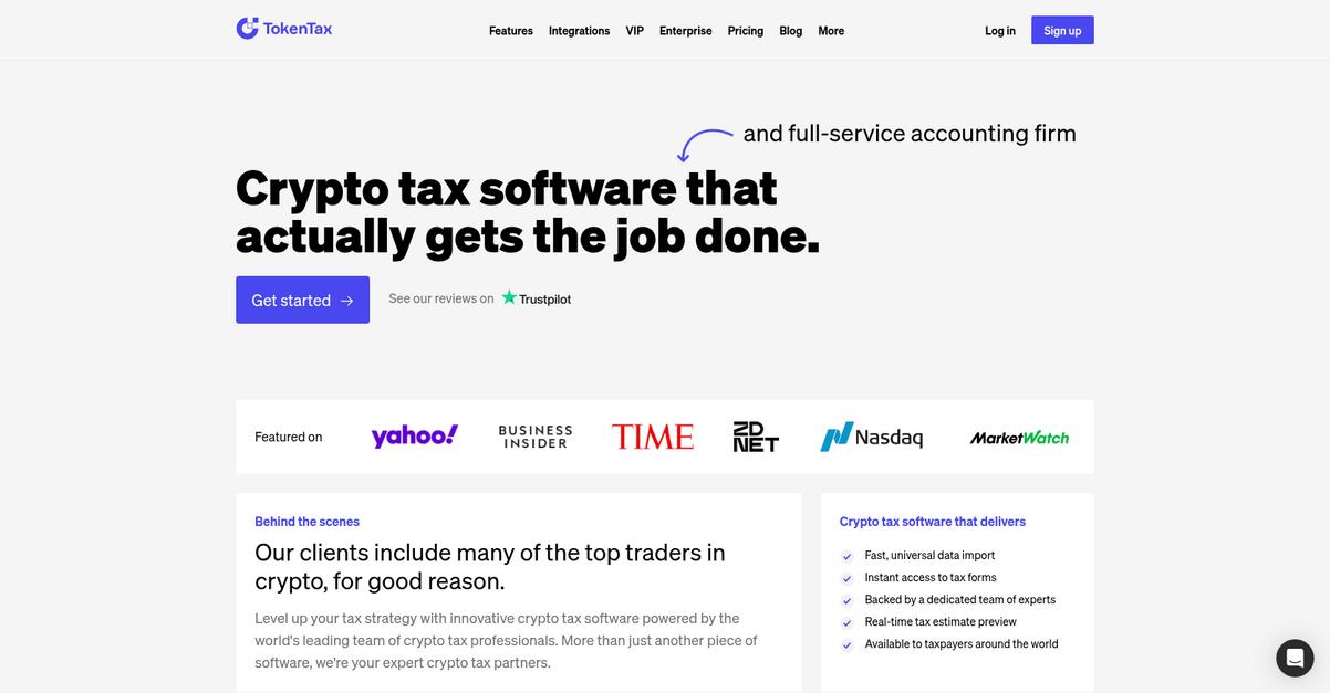 Token Tax Homepage