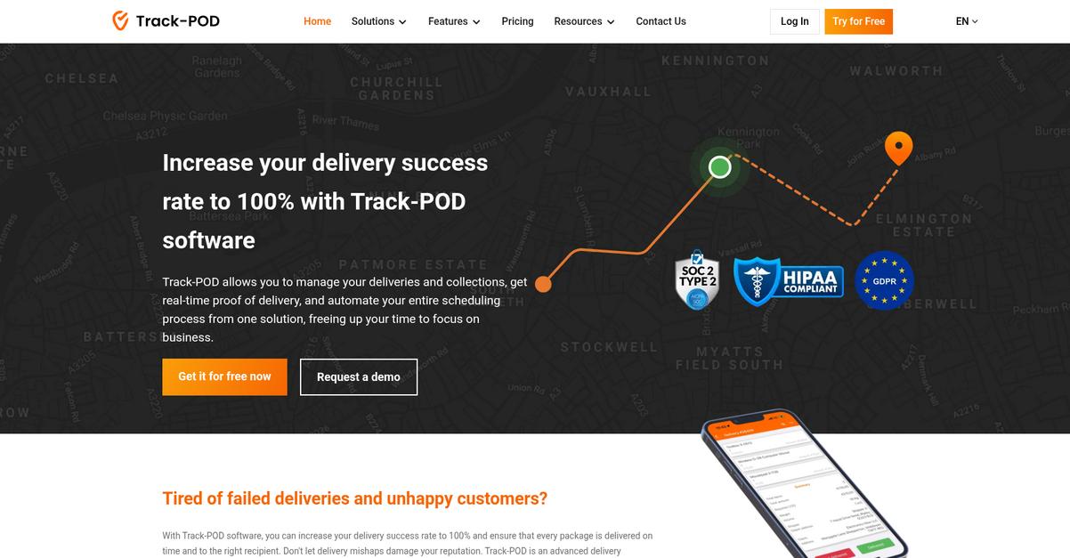 Track Pod Homepage