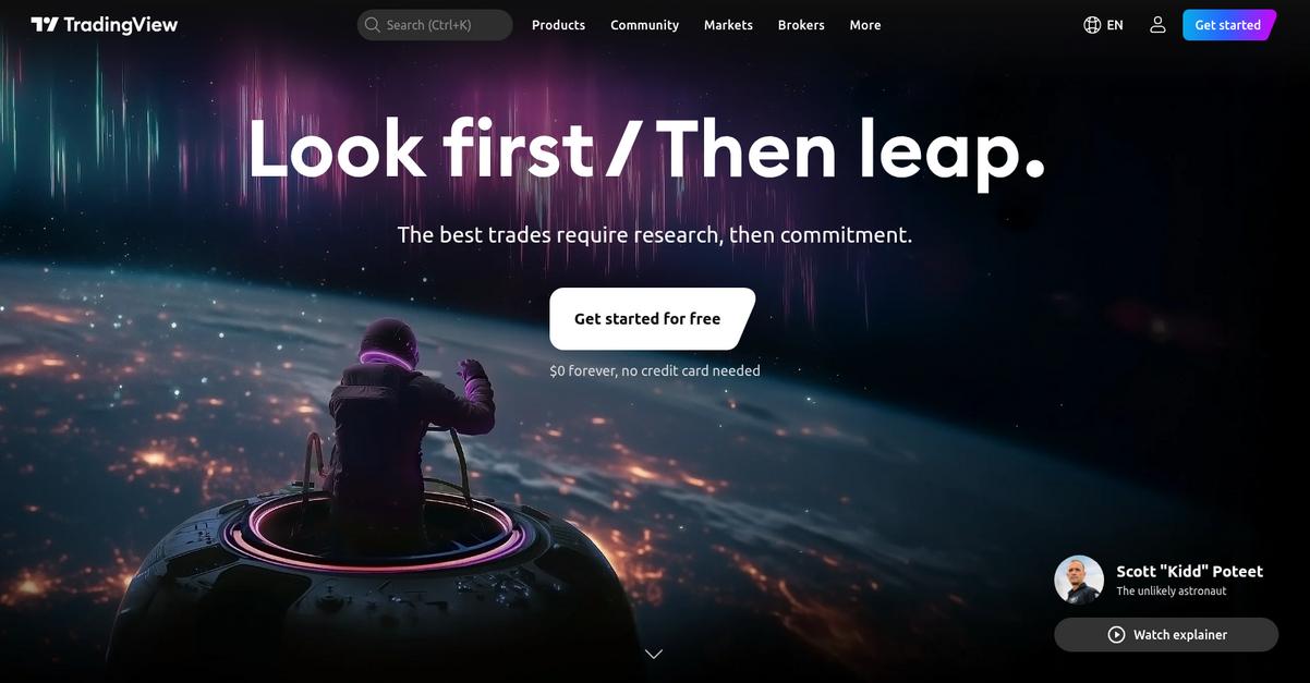 Trading View Homepage