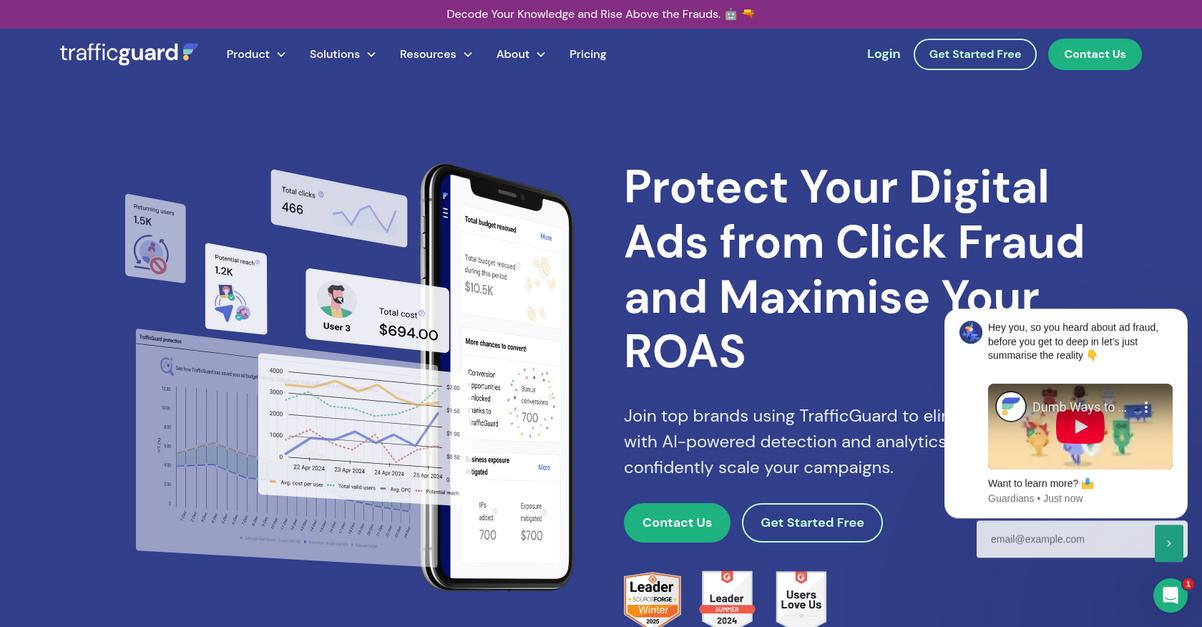 Traffic Guard Homepage