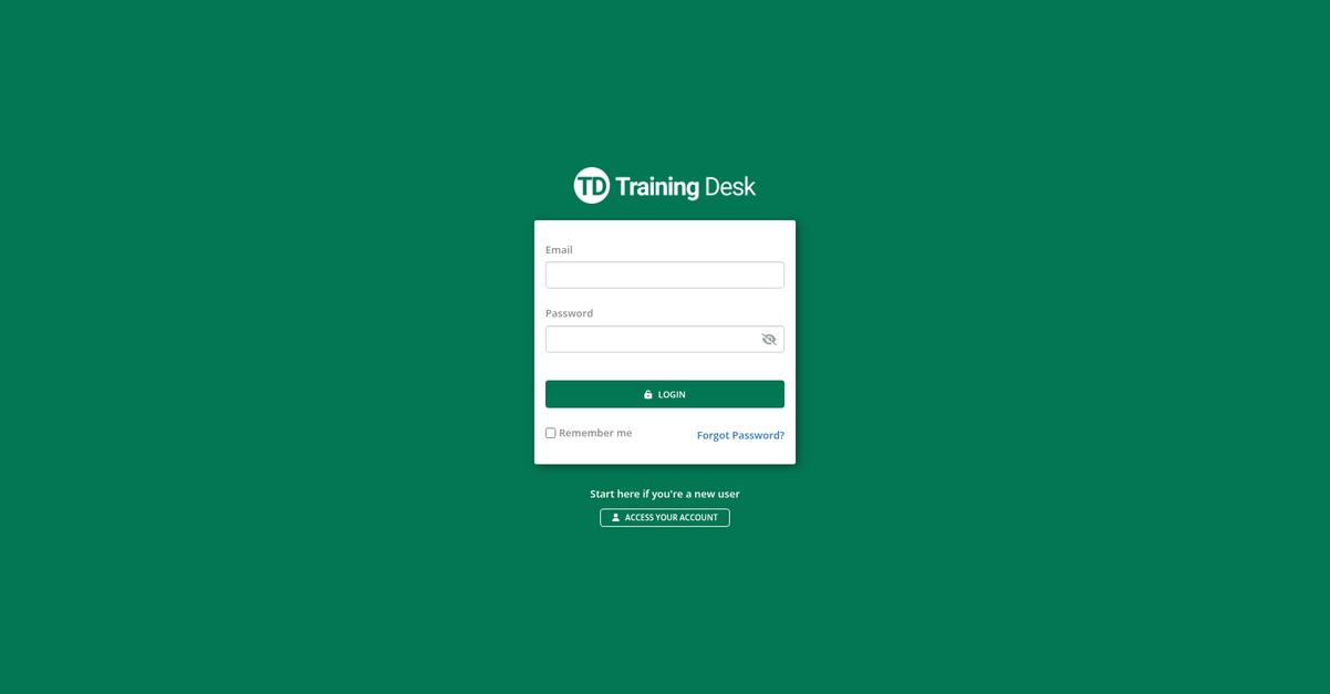 Training Desk Homepage