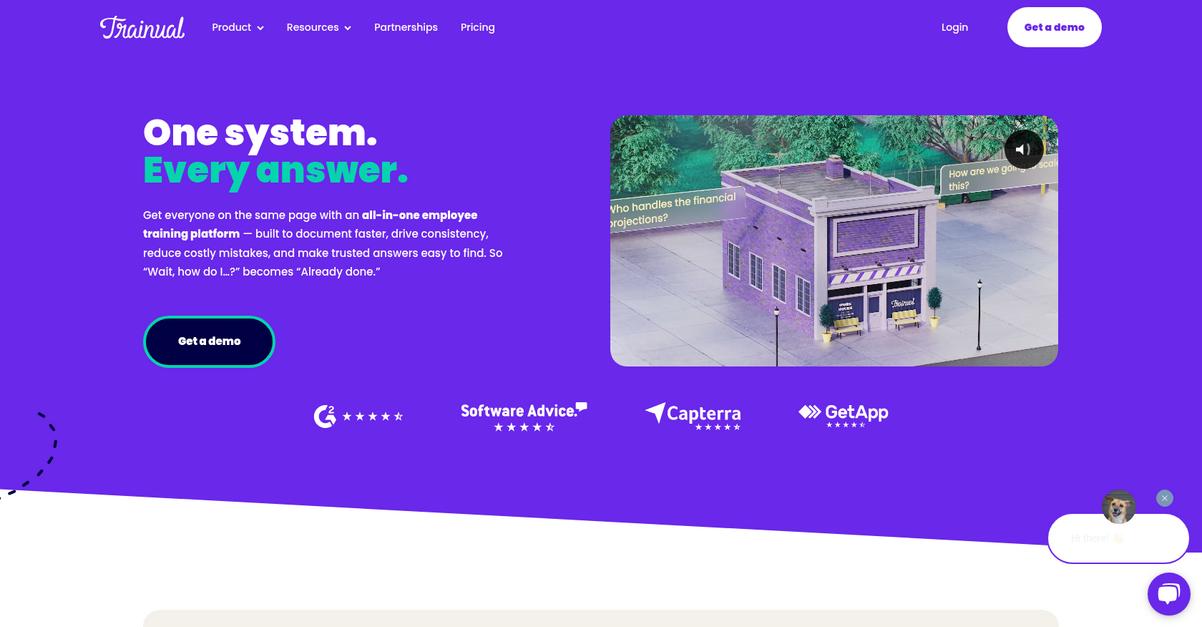 Trainual Homepage
