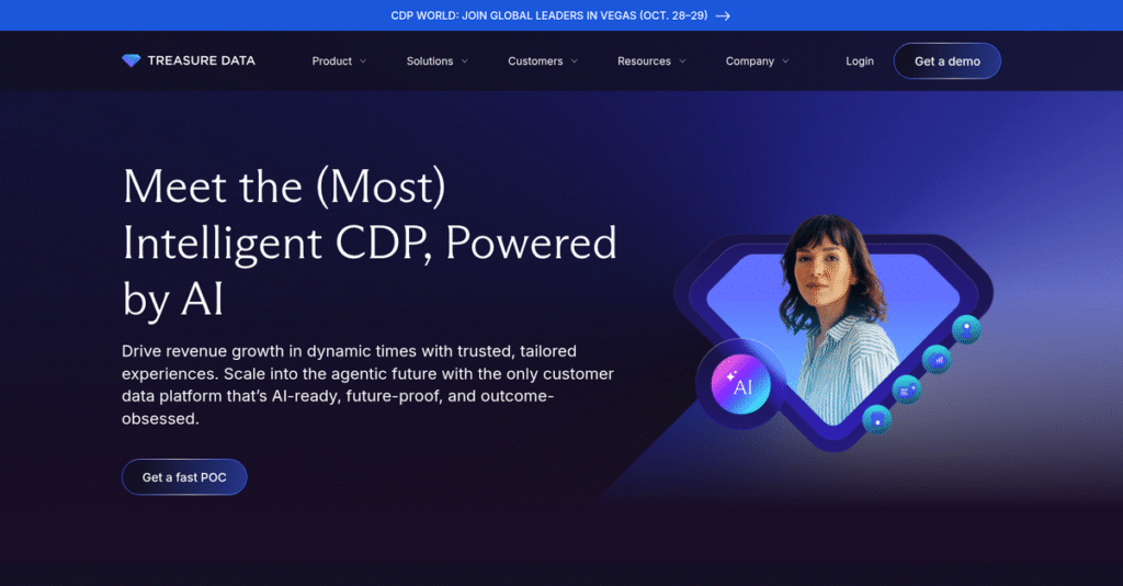 Treasure Data Homepage