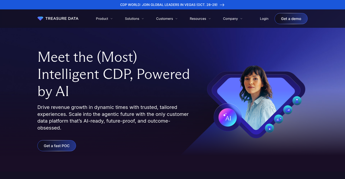 Treasure Data Homepage