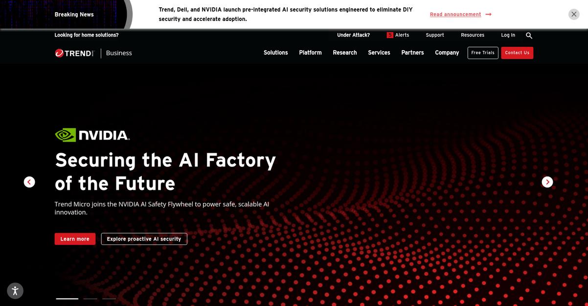 Trend Micro Homepage