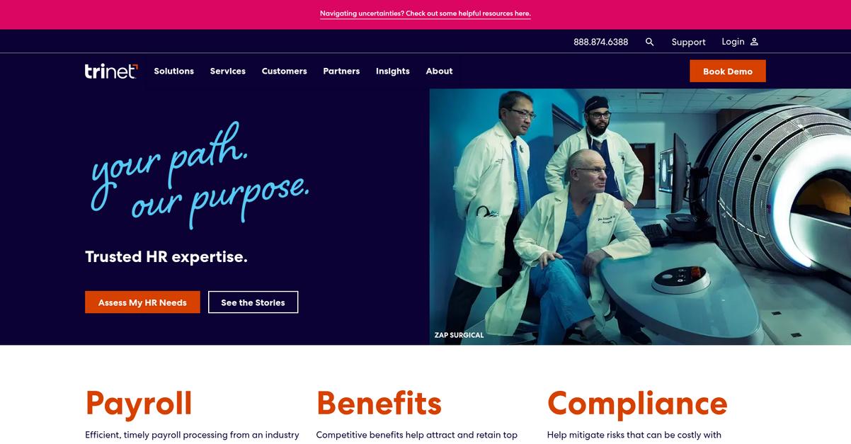 Tri Net Homepage