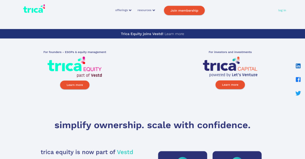 Trica Homepage