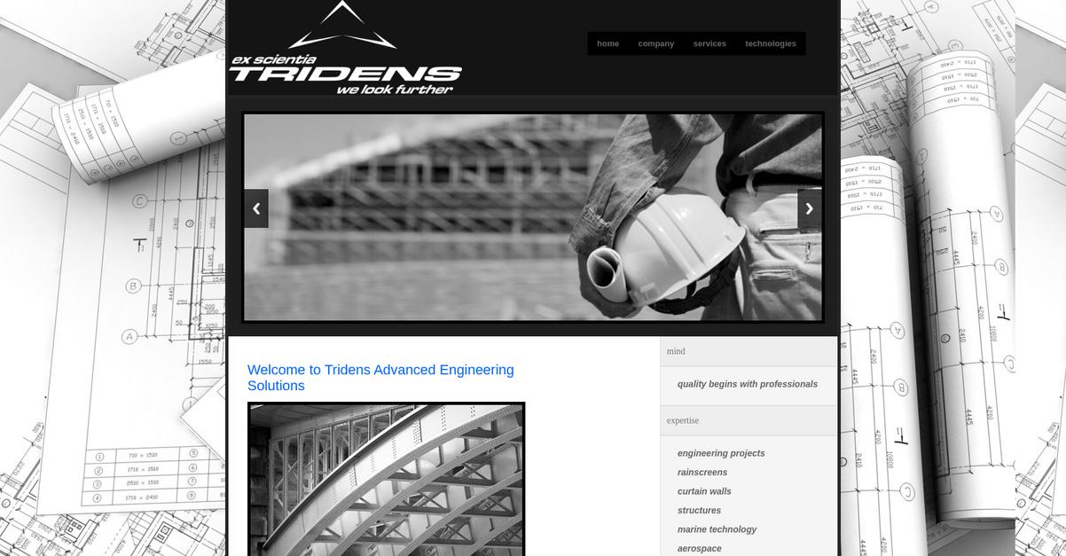 Tridens Homepage 1