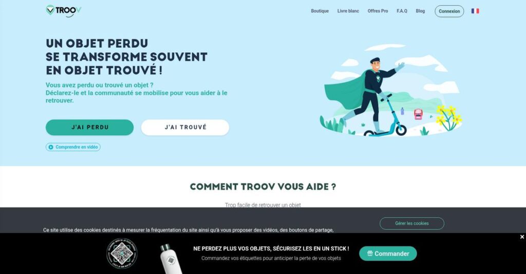 Troov Homepage