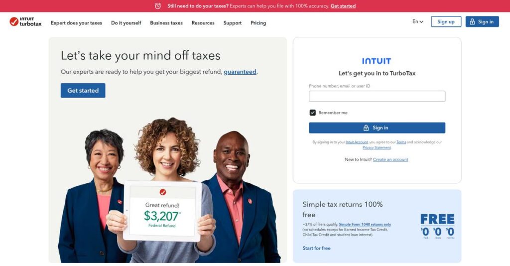 TurboTax Homepage