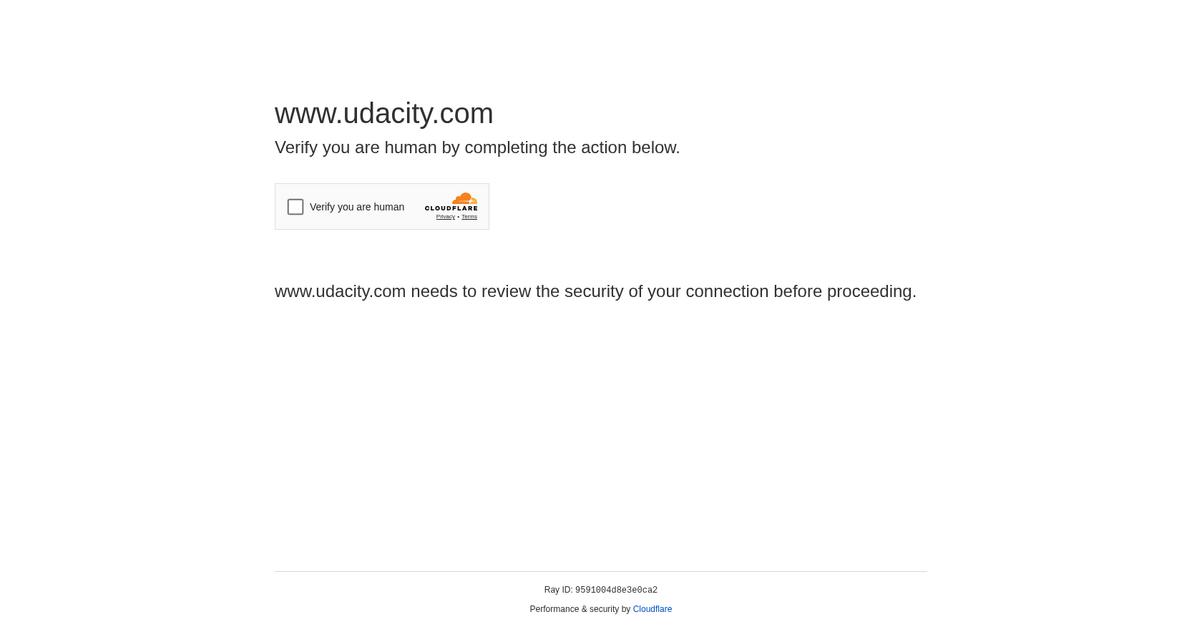 Udacity Homepage