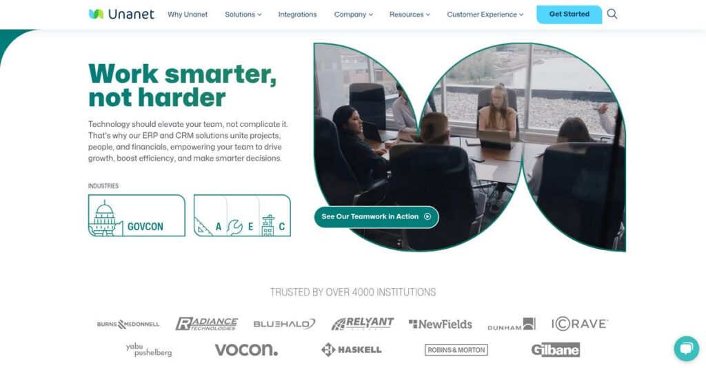 Unanet Homepage