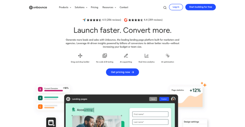Unbounce Homepage