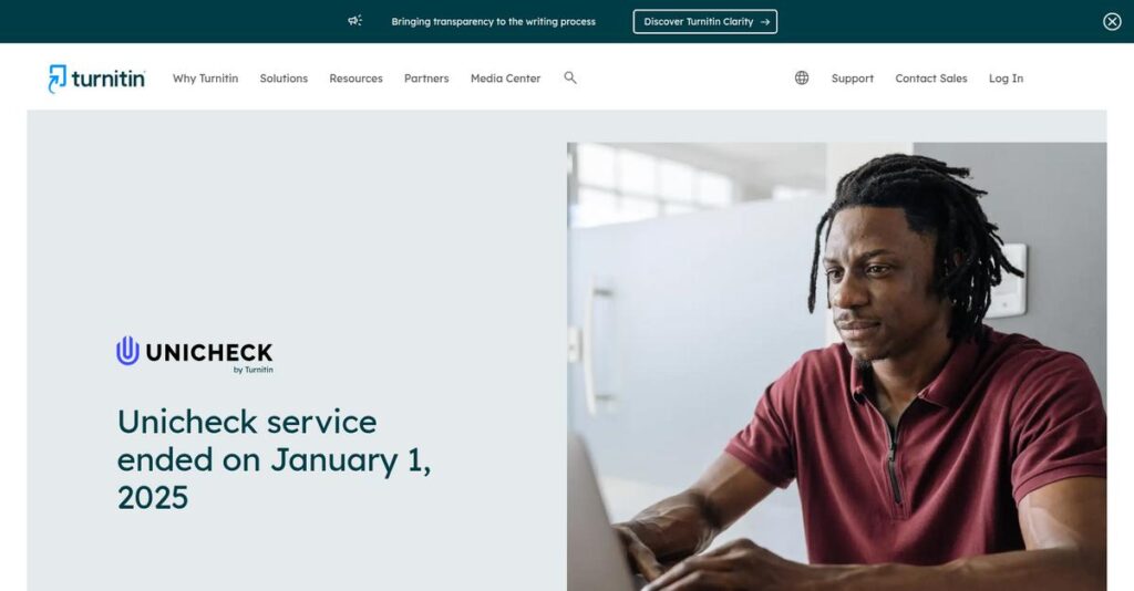 Unicheck Homepage