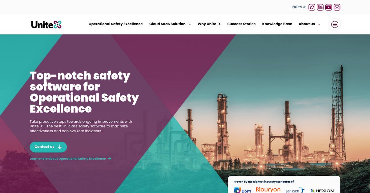 Unite X Homepage