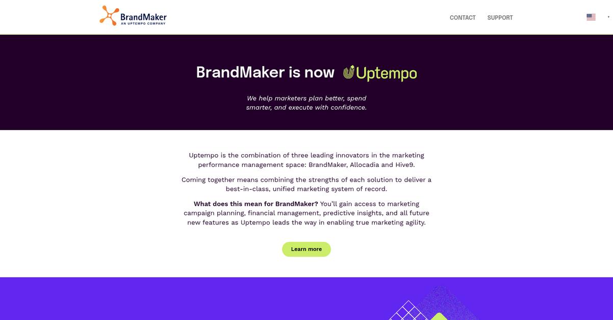 Uptempo Homepage
