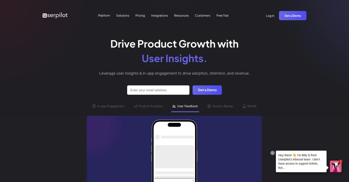 Userpilot Homepage