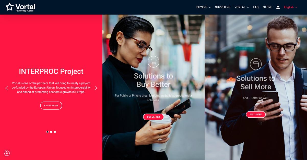 Vortal Homepage