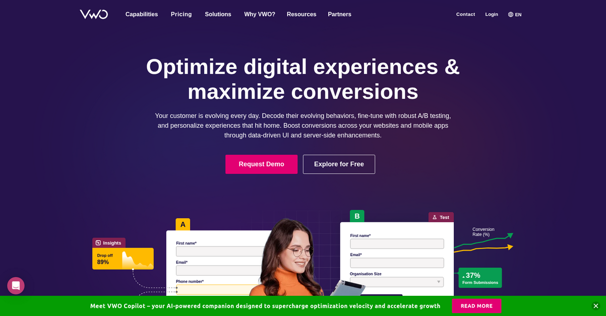 Vwo Homepage