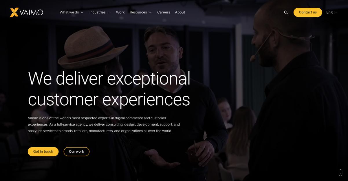 Vaimo Homepage