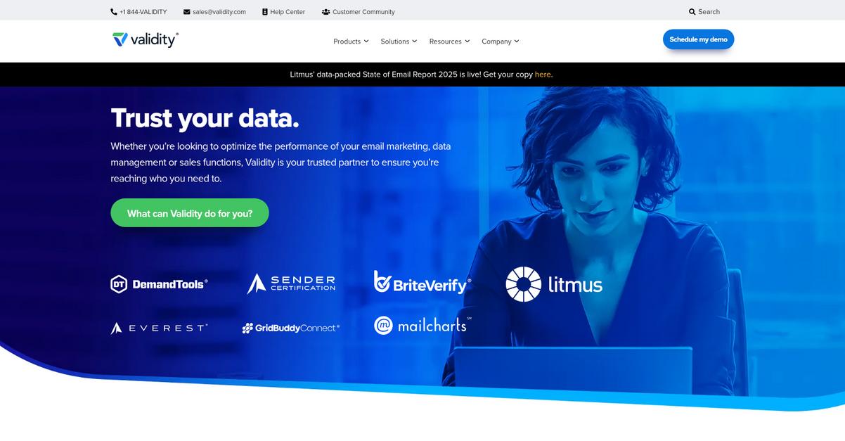 Validity Homepage