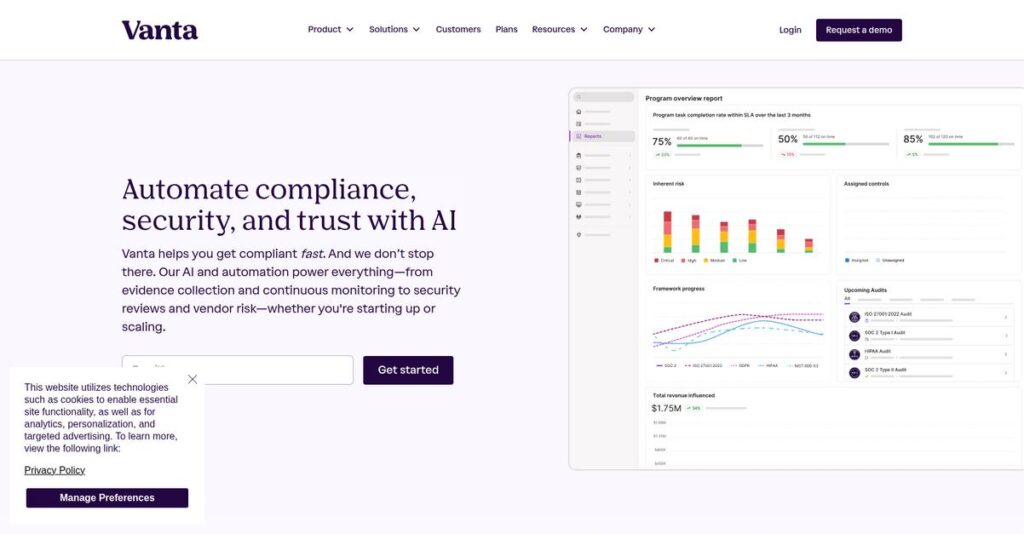 Vanta Homepage