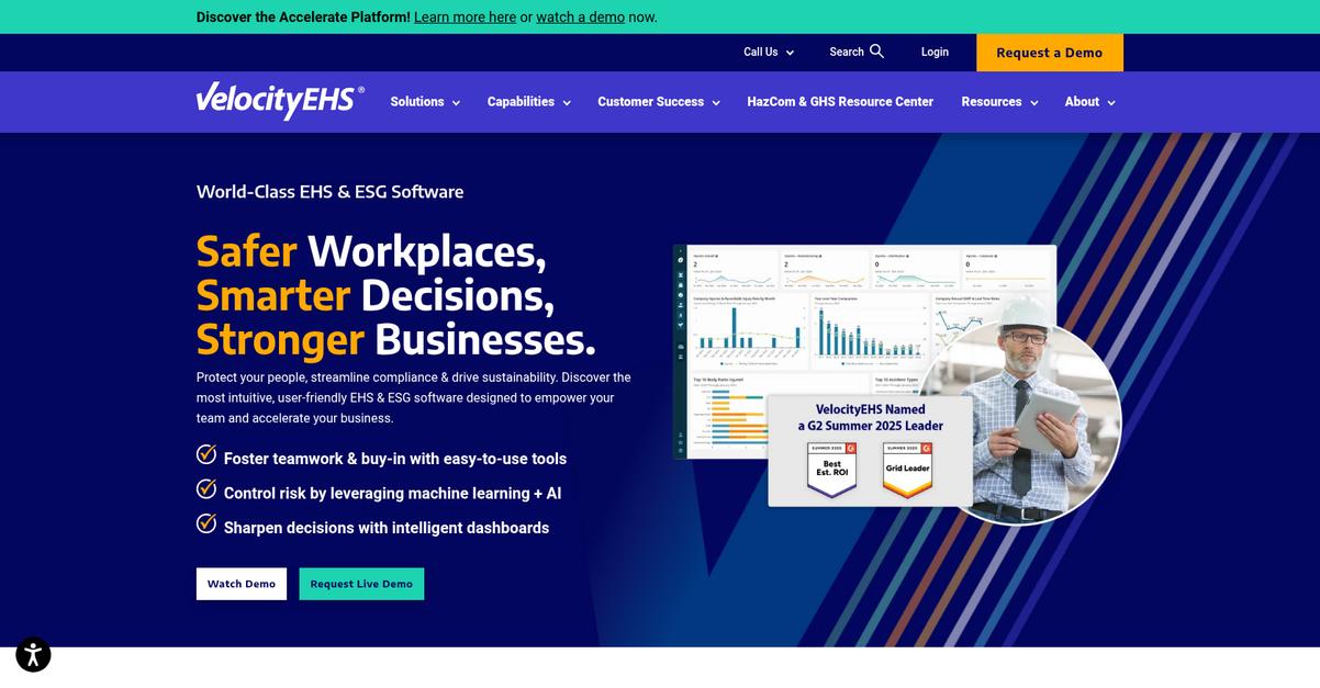 Velocity Ehs Homepage