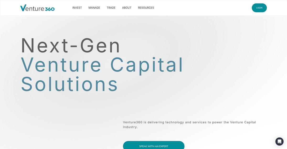 Venture360 Homepage