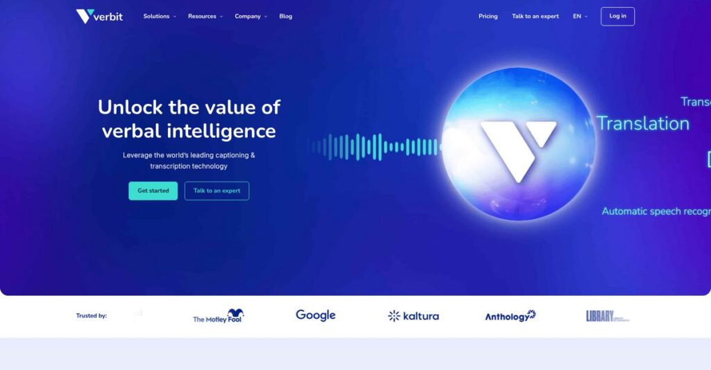 Verbit Homepage