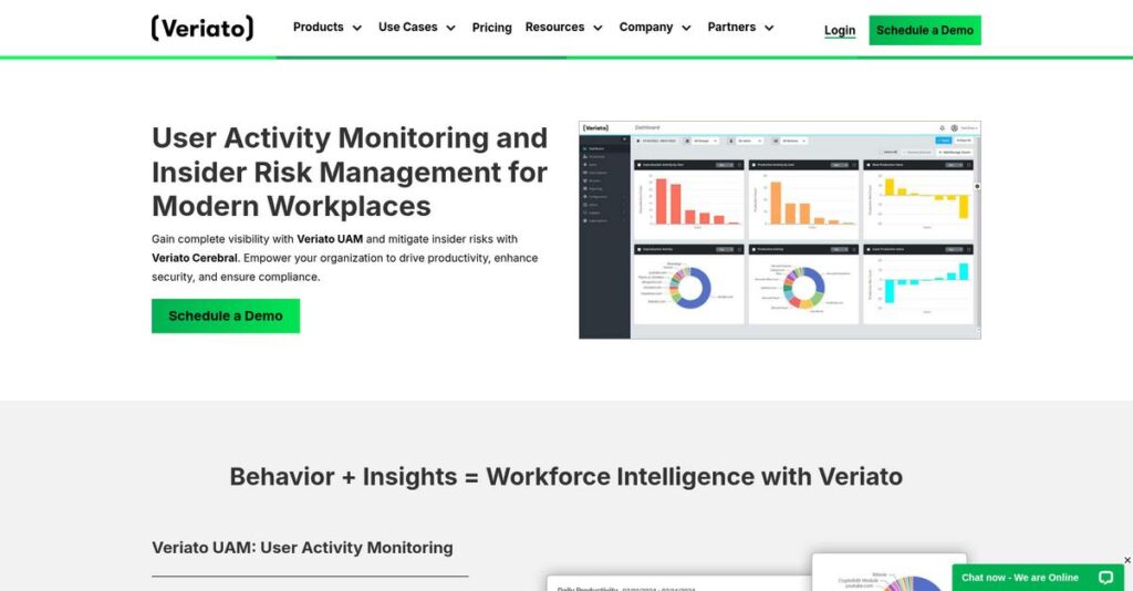 Veriato Homepage