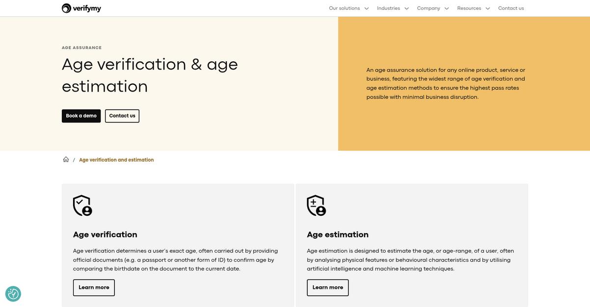 Verifymy Homepage