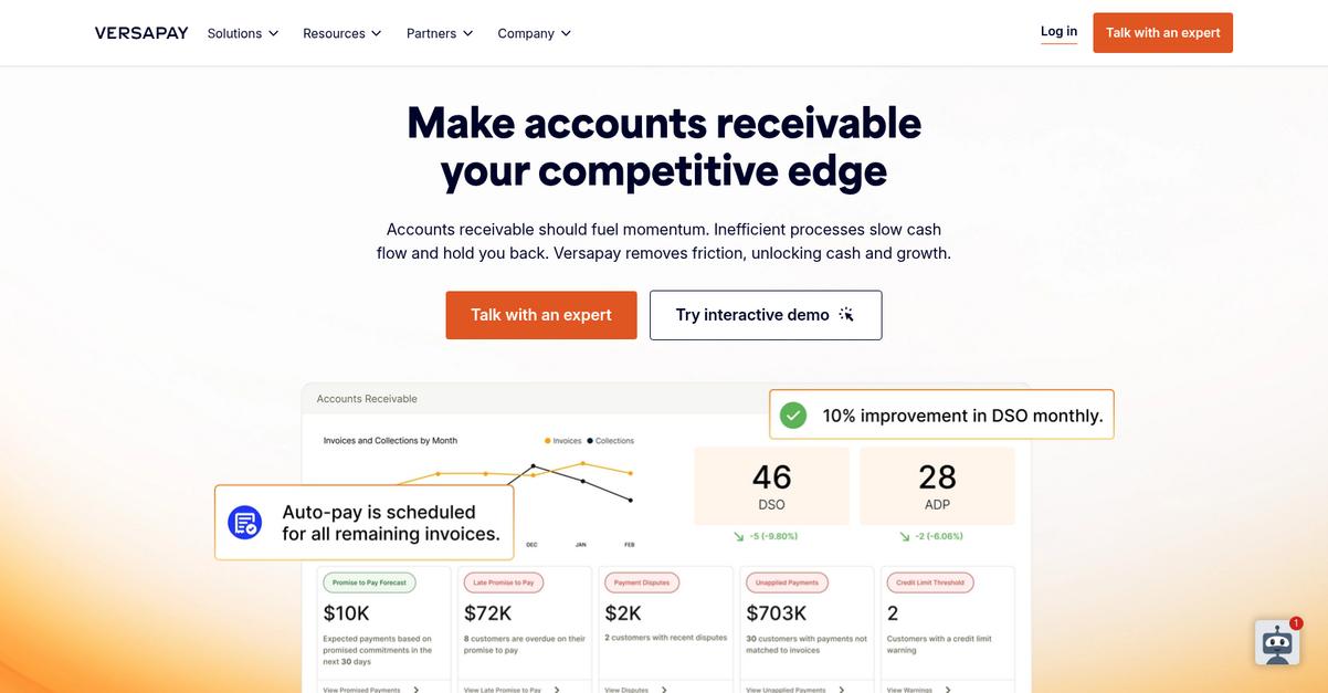 Versapay Homepage