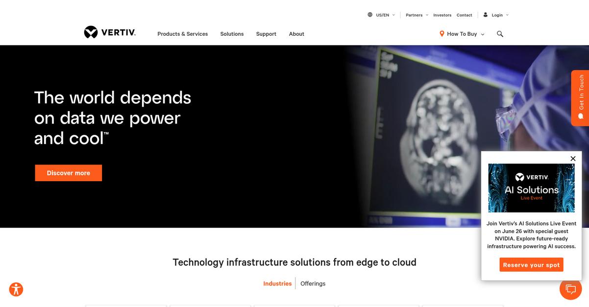 Vertiv Homepage