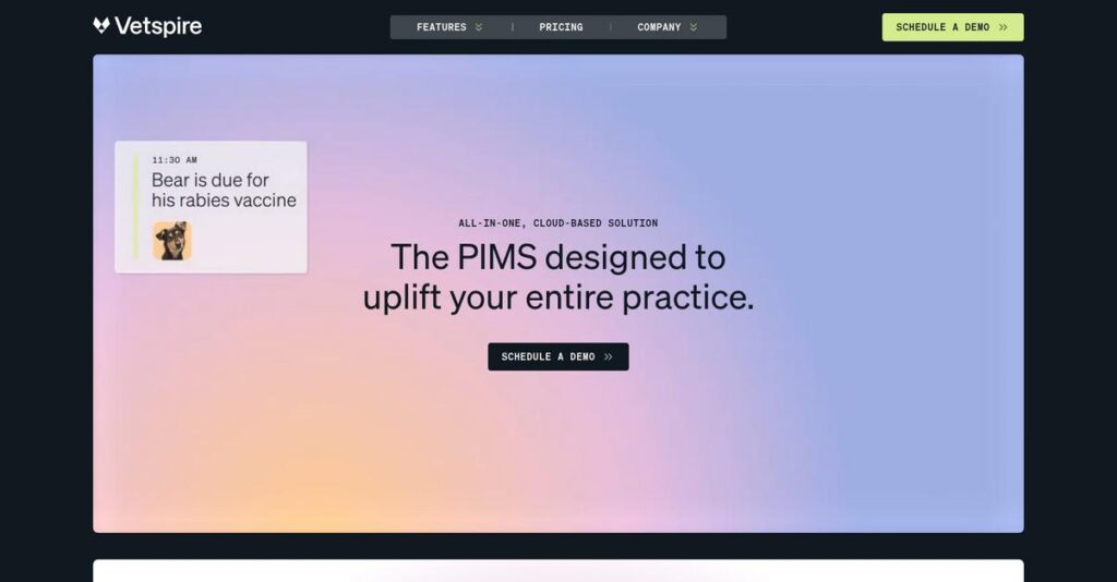 Vetspire Homepage