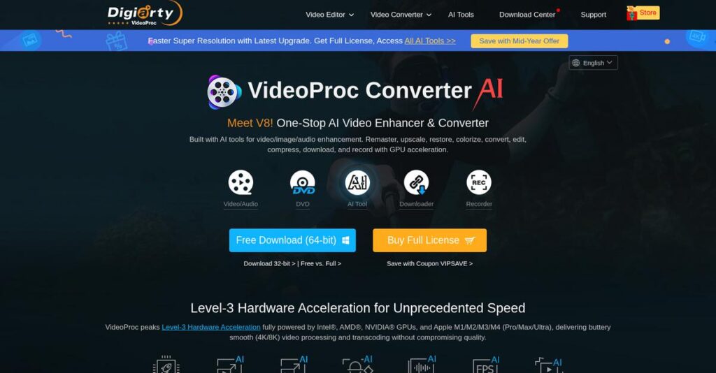 VideoProc Homepage